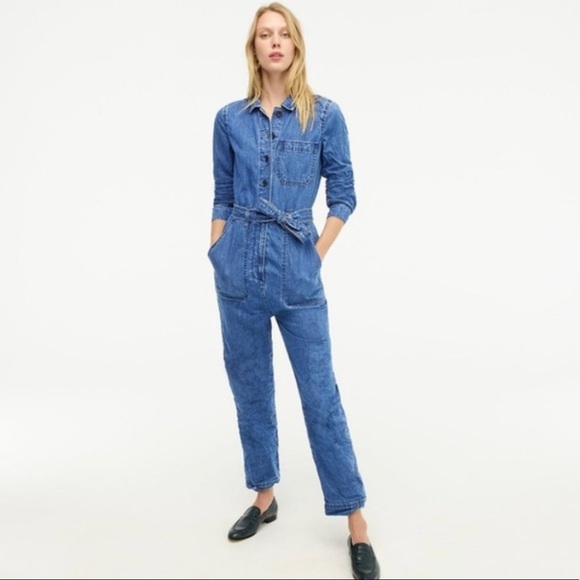 J. Crew Pants - J.Crew Point Sur long sleeve denim jumpsuit- NWT